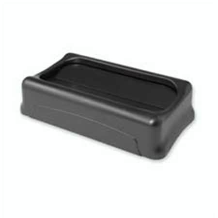 Eat-In Swing Lid Top- Rectangular- 11-.38 in x20-.38 in x4-.75 in - Black EA1673722
